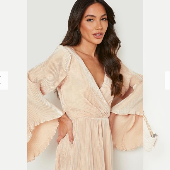 BOOHOO OCCASION- KIMONO MIX AND MATCH BRIDESMAIDS DRESS - Picture 4 of 5